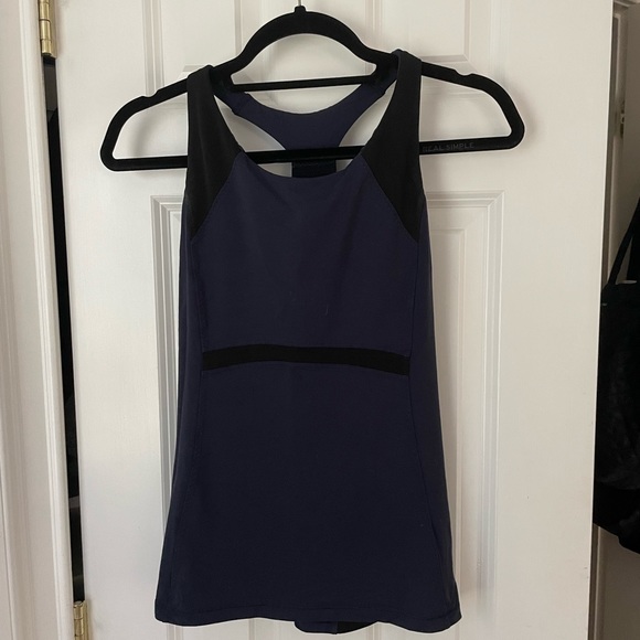 Athleta Navy Blue Athletic Tank - Picture 2 of 7